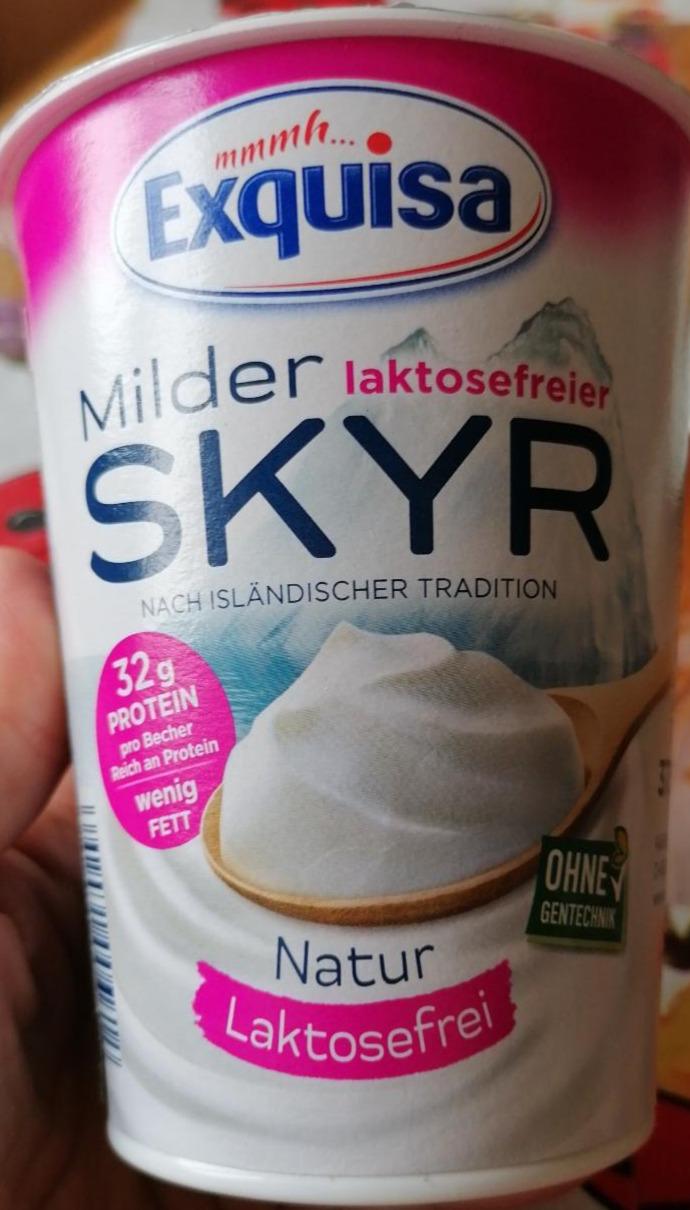 Fotografie - Milder laktosefreier Skyr 32g protein Natur Exquisa