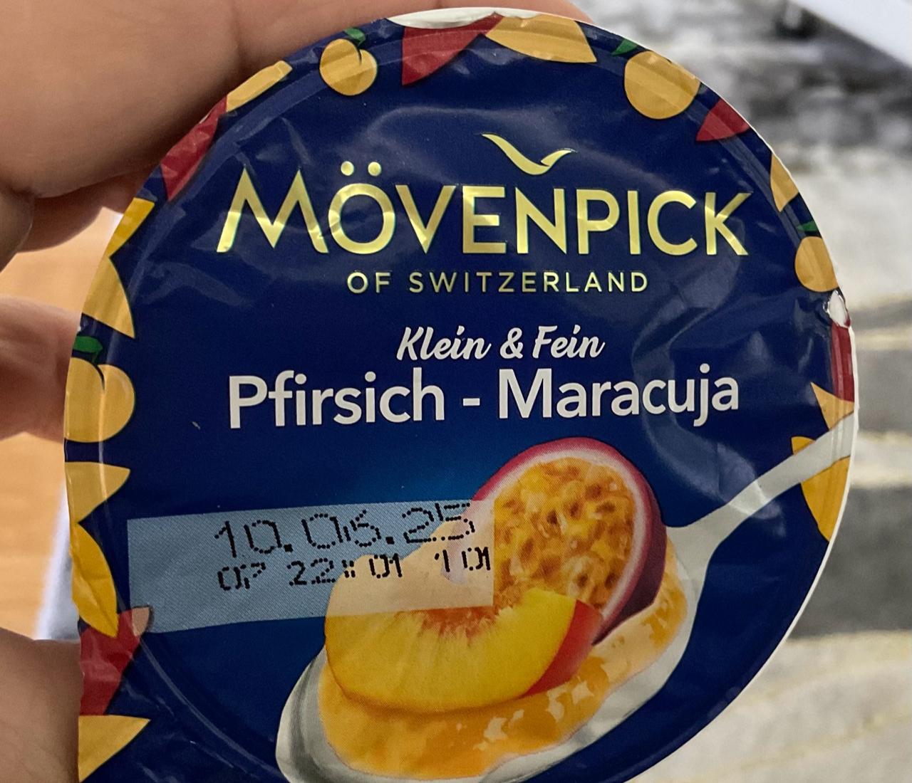 Fotografie - Feinjoghurt Pfirsich - Maracuja Mövenpick
