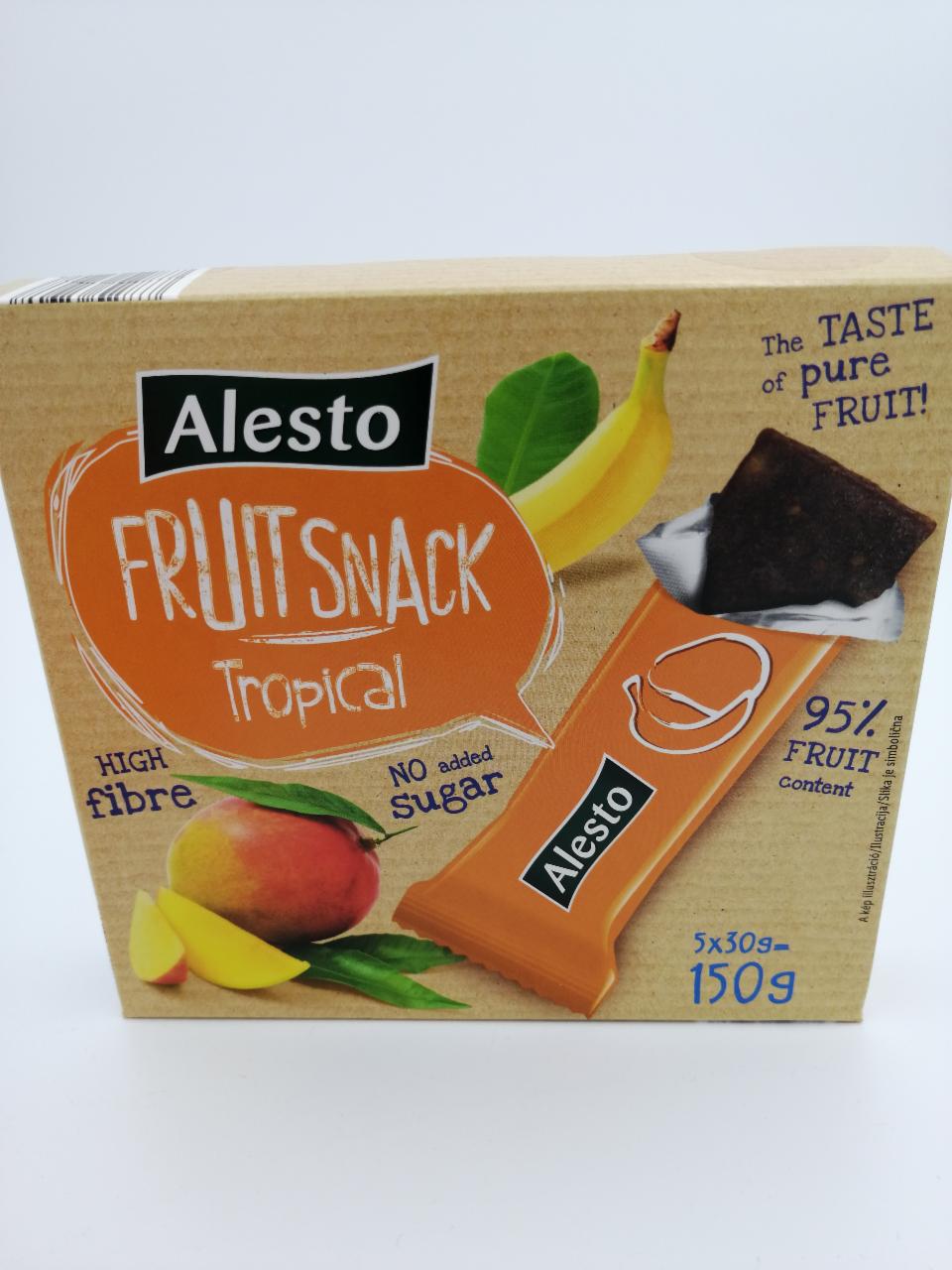 Fotografie - tyčinka fruit snack Alesto