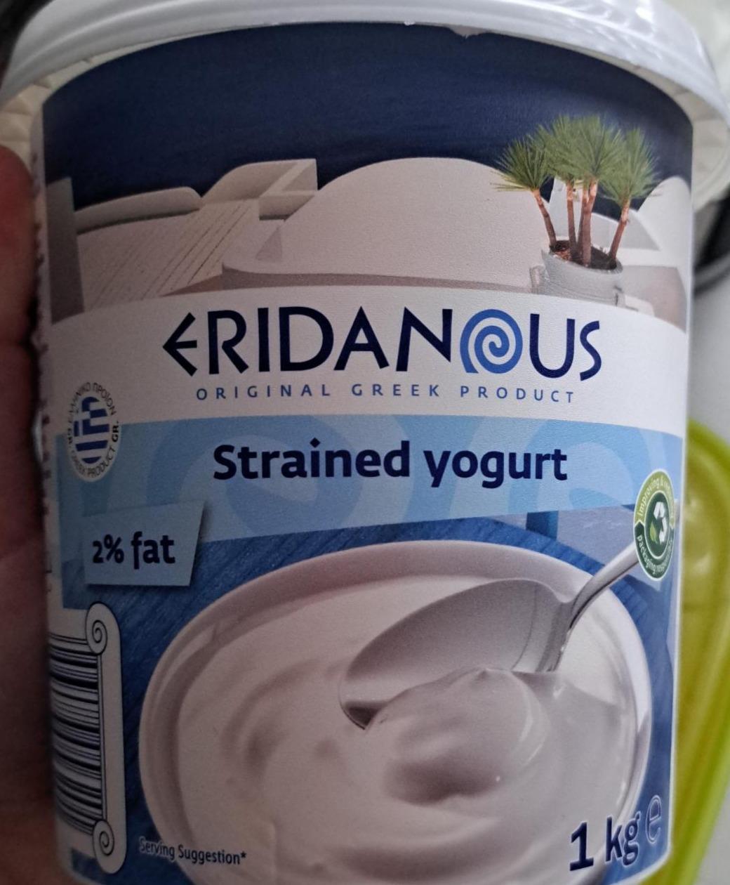 Fotografie - Natural greek yogurt 2% Eridanous