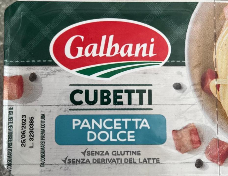 Fotografie - Cubetti Pancetta Dolce Galbani