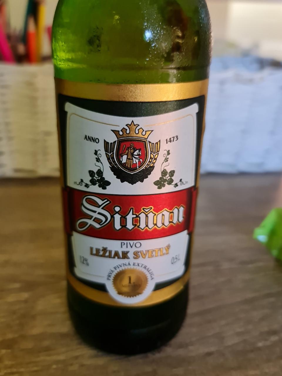 Fotografie - Sitňan pivo Ležiak svetlý 12%