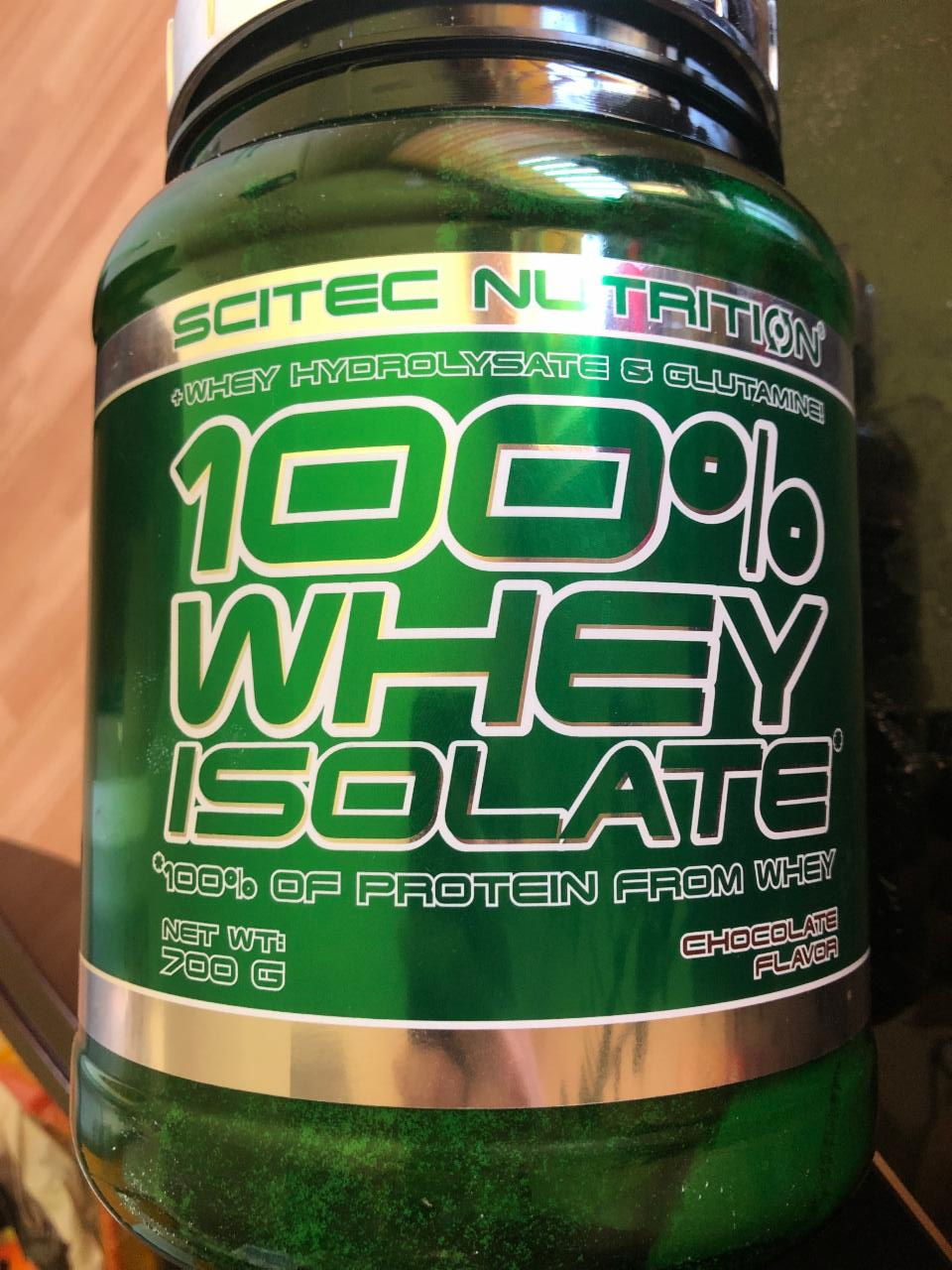 Fotografie - 100% whey isolate chocolate Scitec Nutrition