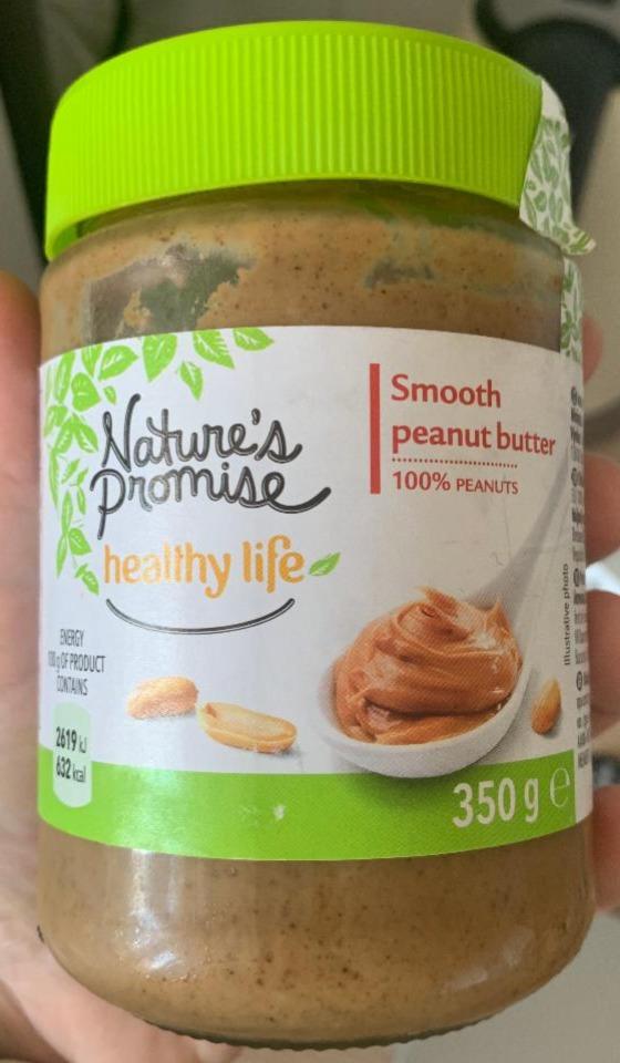 Fotografie - Smooth peanut butter Nature's Promise healthy life