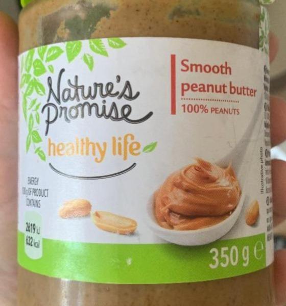 Fotografie - Smooth peanut butter Nature's Promise healthy life