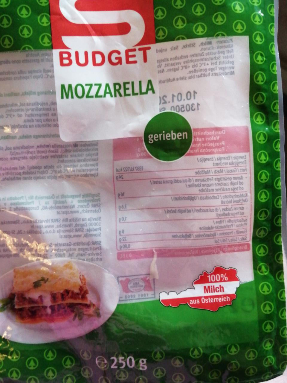 Fotografie - Mozzarella gerieben S Budget