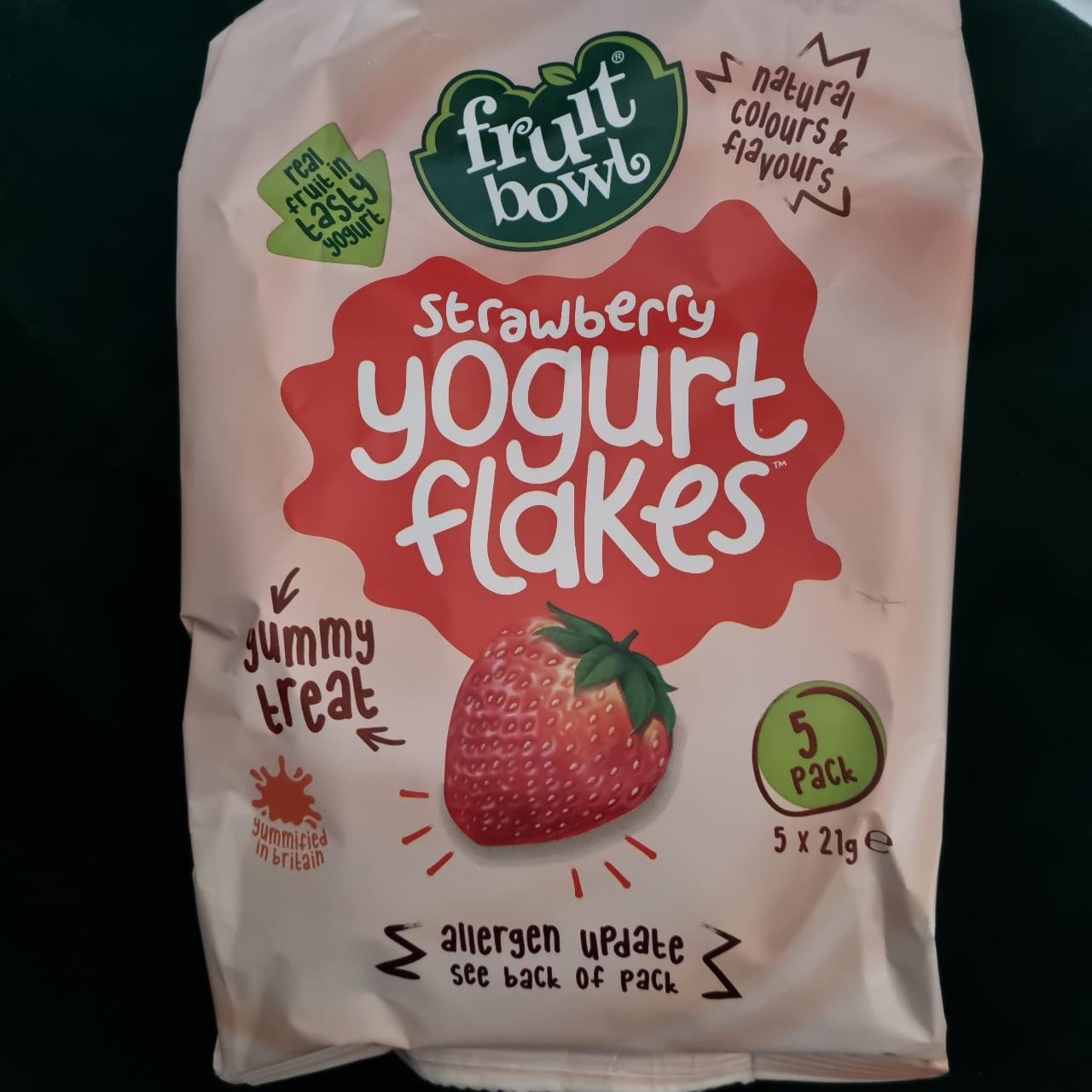 Fotografie - Strawbery yogurt flakes