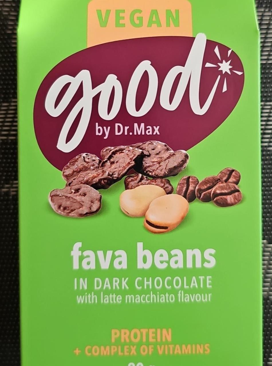 Fotografie - Fava beans in dark chocolate with latte macchiato flavour Good vegan by Dr.Max