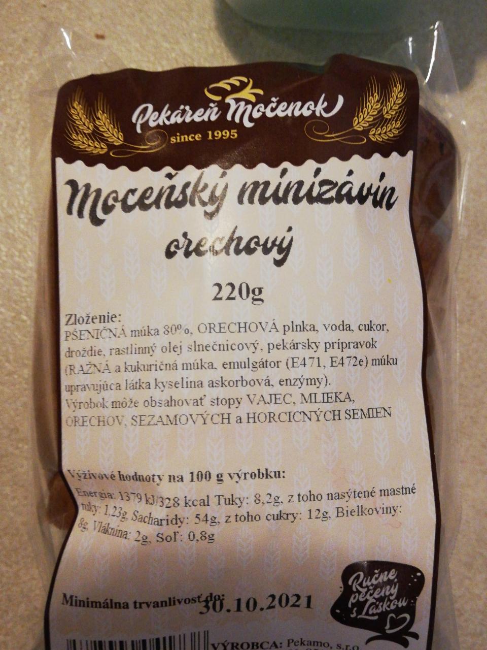 Fotografie - Moceňsky minizavin orechovy 