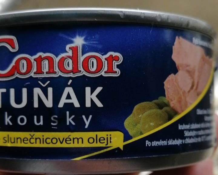 Fotografie - Tuňák kousky ve slunečnicovém oleji Condor