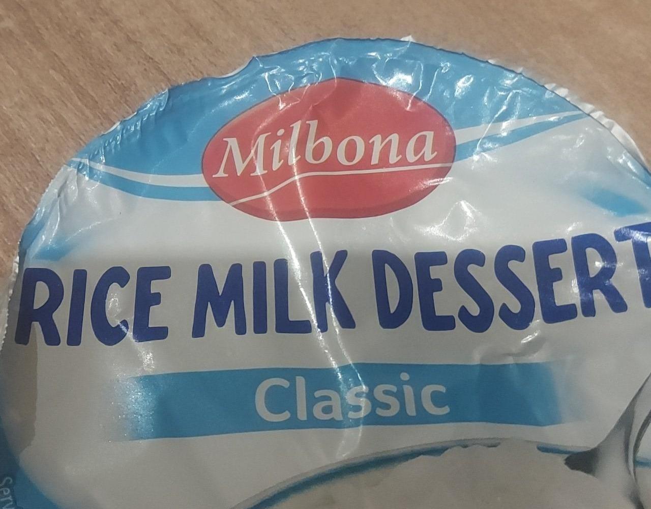 Fotografie - Rice Milk Dessert Classic Milbona