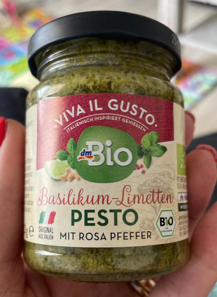 Fotografie - Basilikum-Limetten Pesto dmBio