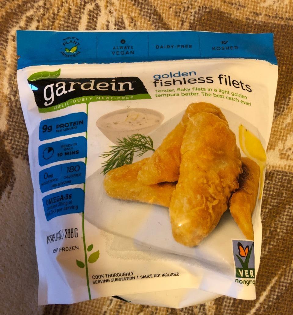 Fotografie - Gardein Golden Fishless filets