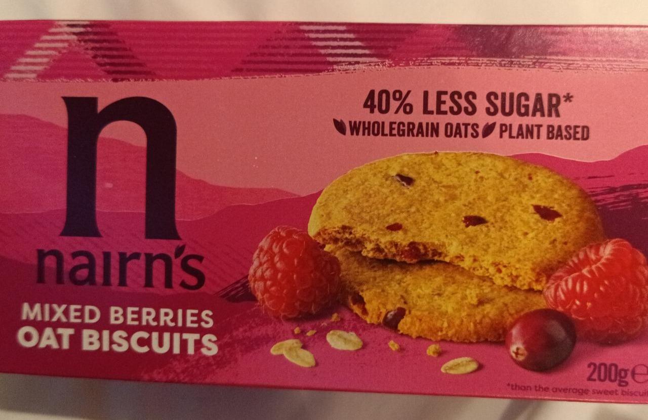 Fotografie - Nairn's mixed berries oat biscuits