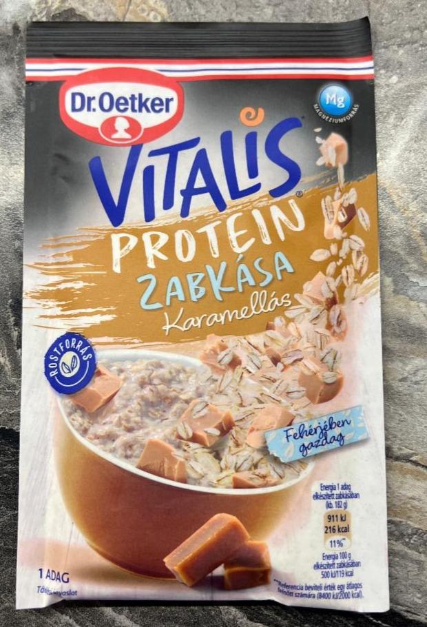 Fotografie - Vitalis Protein Zabkása Karamellás Dr.Oetker