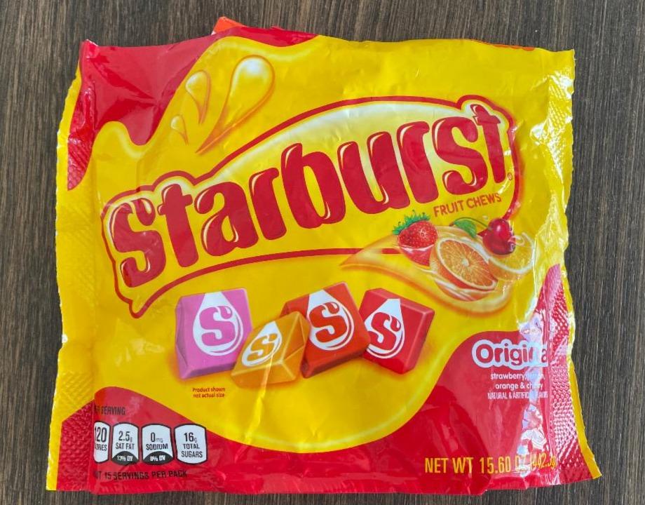 Fotografie - Starburst Fruit Chews Original