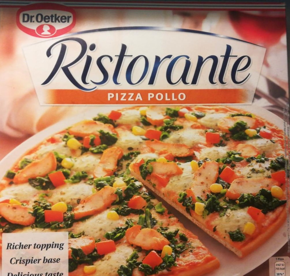 Fotografie - Ristorante pizza pollo Dr.Oetker