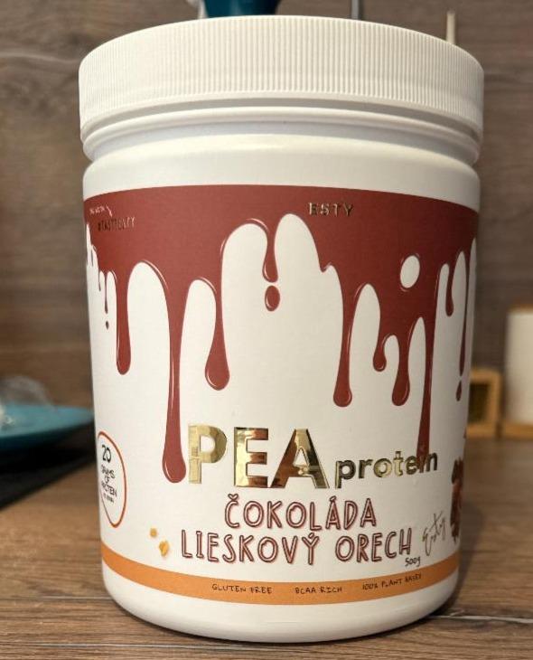 Fotografie - PEA protein Čokoláda Lieskový orech Esty