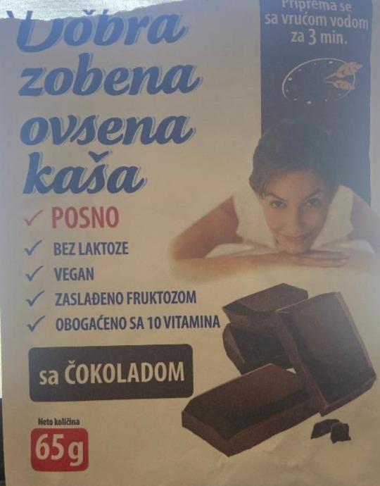 Fotografie - Ovesná kaše 10 vitamínů čokoláda Mogador