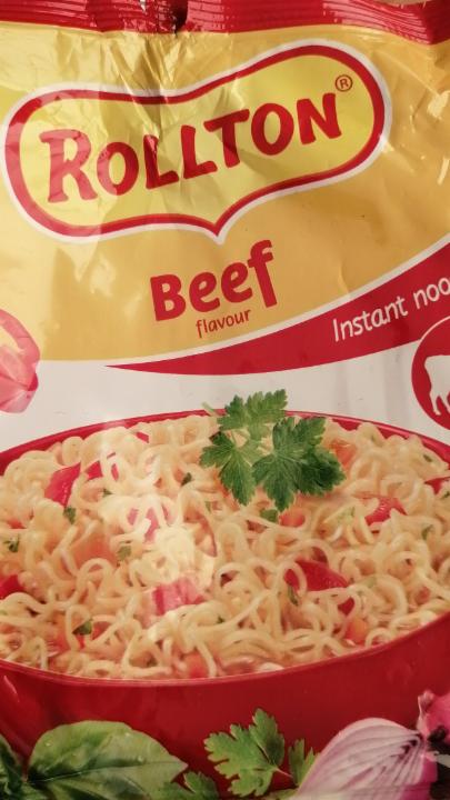 Fotografie - Rollton Beef flavour Instant noodles