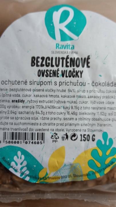 Fotografie - bezglutenove ovsené vločky ochutené sirupom s príchuťou čokoláda 