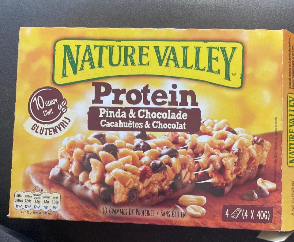 Fotografie - Protein Pinda & Chocolade Nature Valley