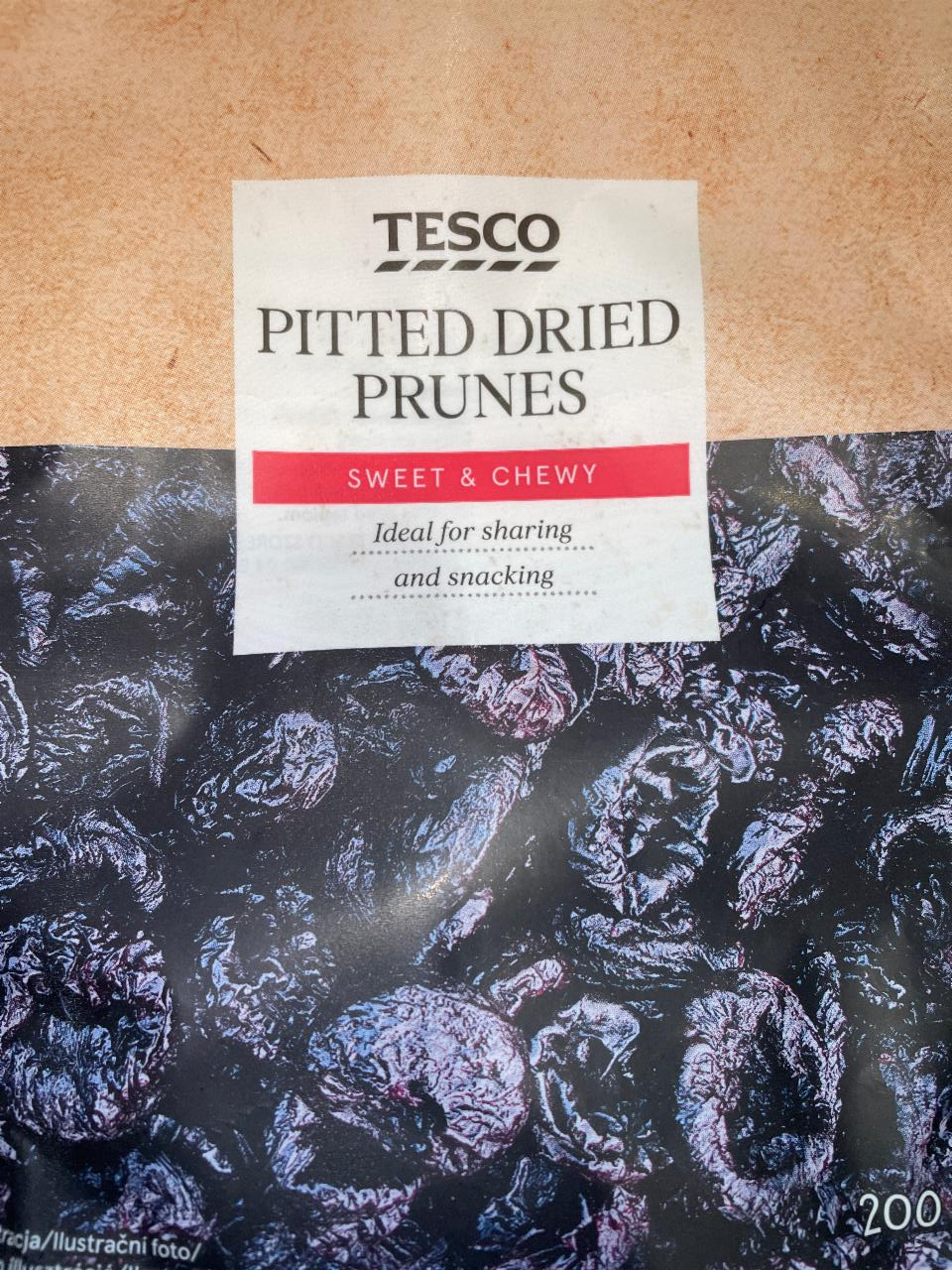 Fotografie - Pitted dried prunes Tesco