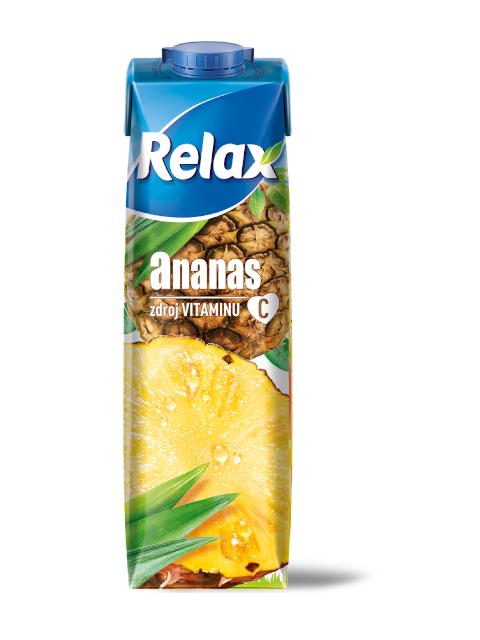 Fotografie - Relax džus ananas s dužinou 100%