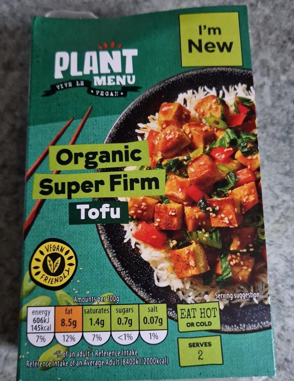 Fotografie - Organic Super Firm Tofu Plant Menu