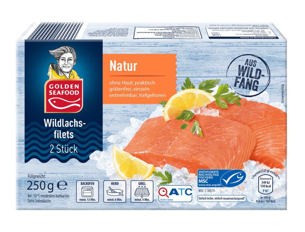 Fotografie - Wildlachs-filets Natur Golden Seafood