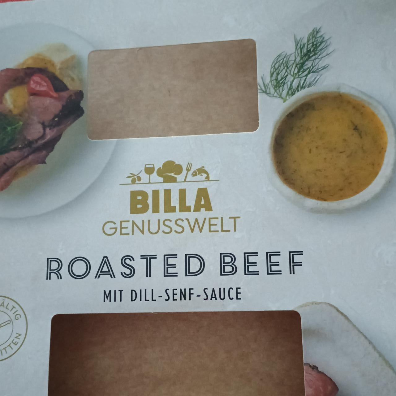 Fotografie - Roasted Beef mit Dill-Senf-Sauce Billa