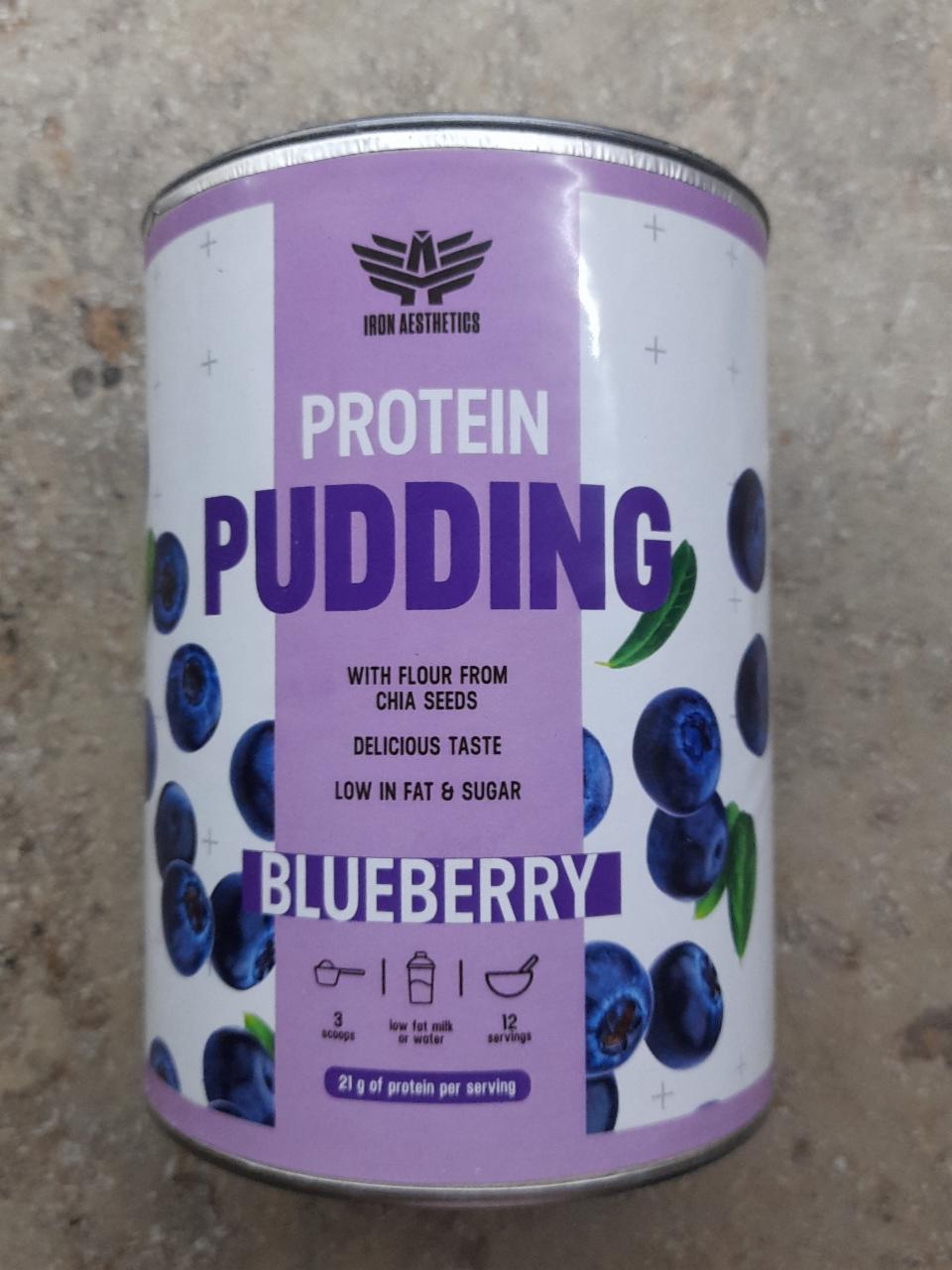 Fotografie - Iron aesthetics protein pudding blueberry