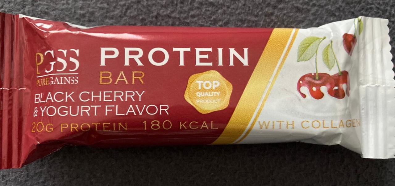 Fotografie - Protein Bar Black cherry & yogurt flavor