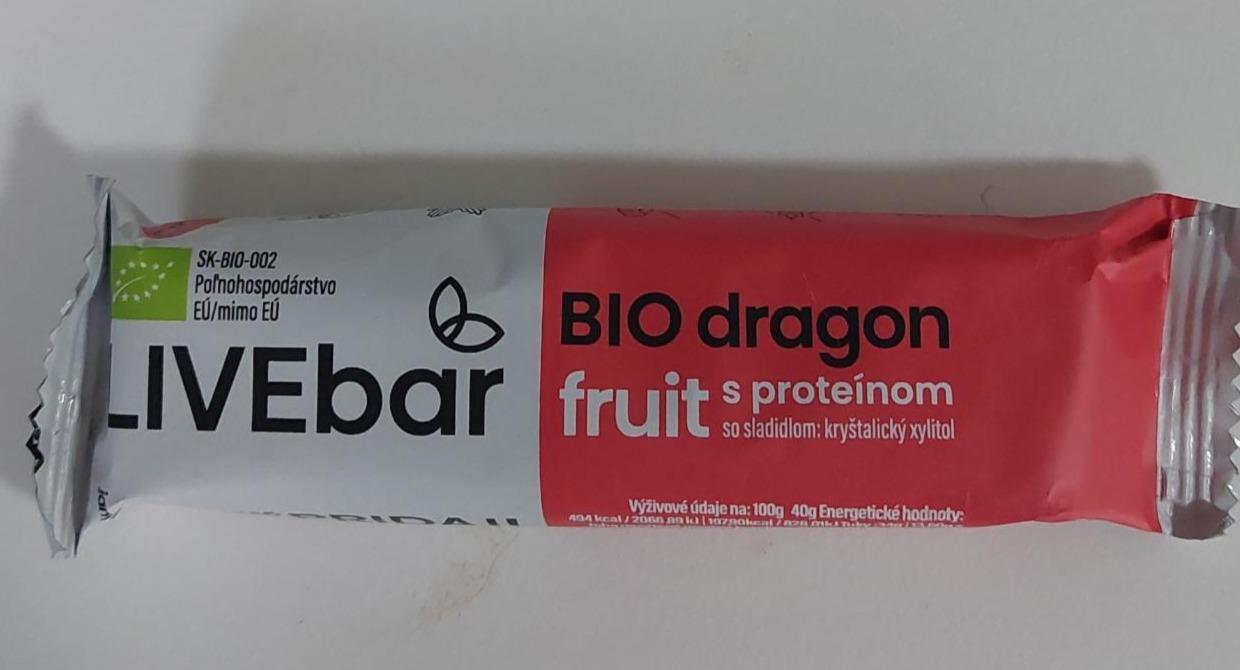 Fotografie - Bio Dragon fruit s proteínom Livebar