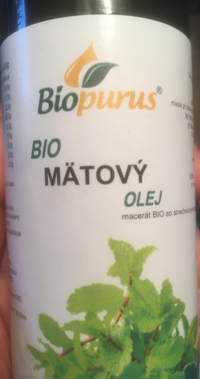 Fotografie - Bio Mätový olej Biopurus