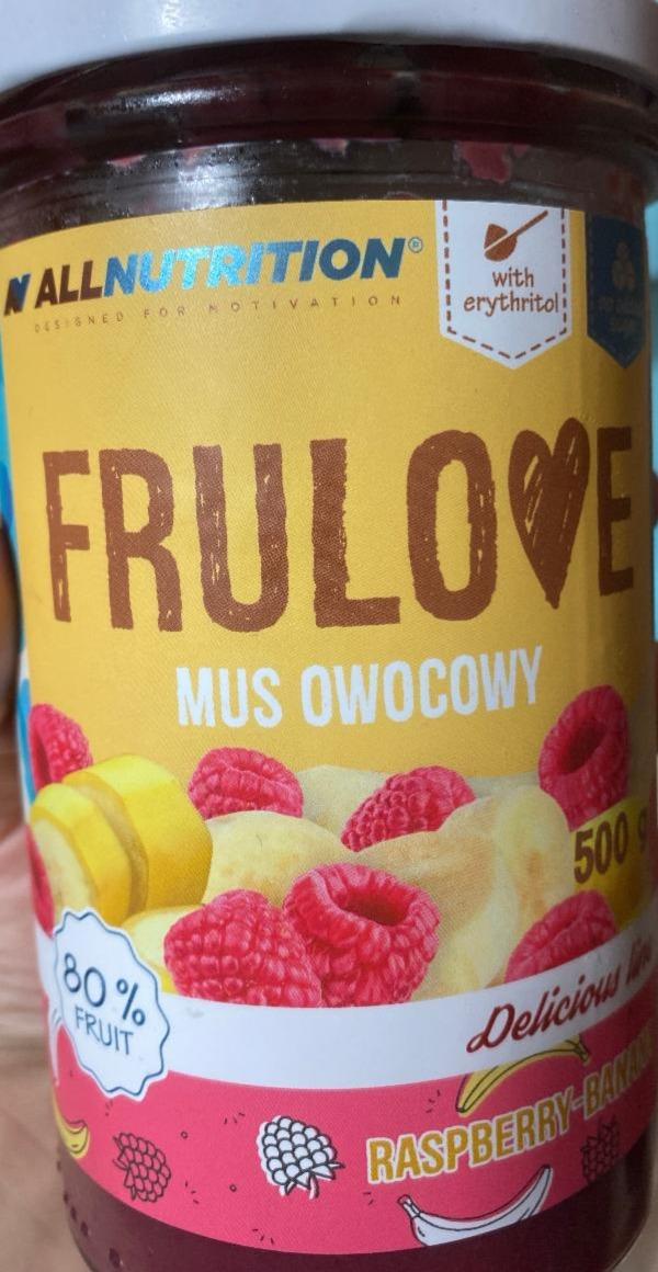 Fotografie - Frulove Mus owocowy Raspberry - Banana Allnutrition