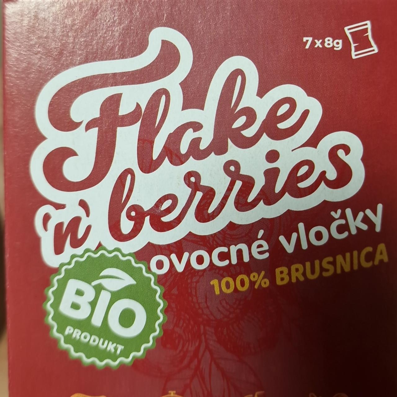 Fotografie - Flake n´ berries ovocné vločky 100% Brusnica