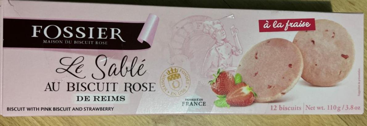 Fotografie - Le Sablé au Biscuit rose Fossier