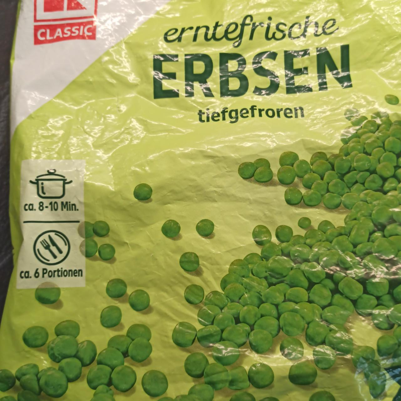 Fotografie - Erbsen tiefgefroren K-Classic