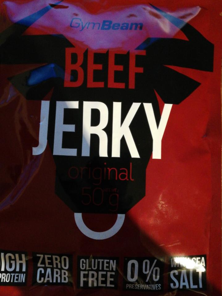 Fotografie - Gymbeam beef jerky