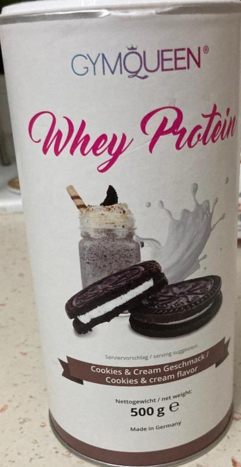 Fotografie - Whey Protein Cookies & Cream Gymqueen