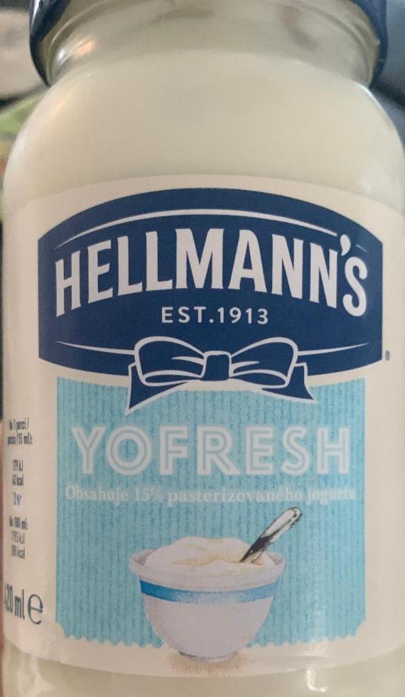 Fotografie - Majonéza Yofresh Hellmann's tuk 25%