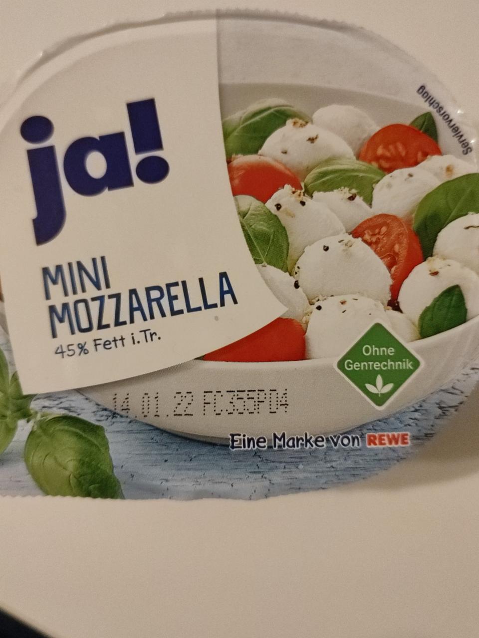 Fotografie - Mini Mozzarella Ja!