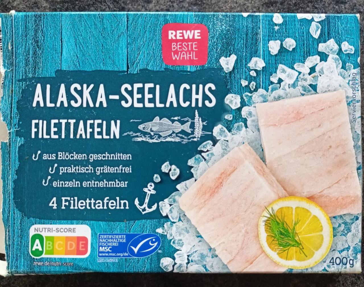 Fotografie - Alaska - Seelachs Filettafeln Rewe