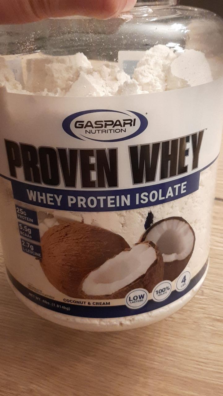 Fotografie - Gaspari nutrition whey isolate coconut cream