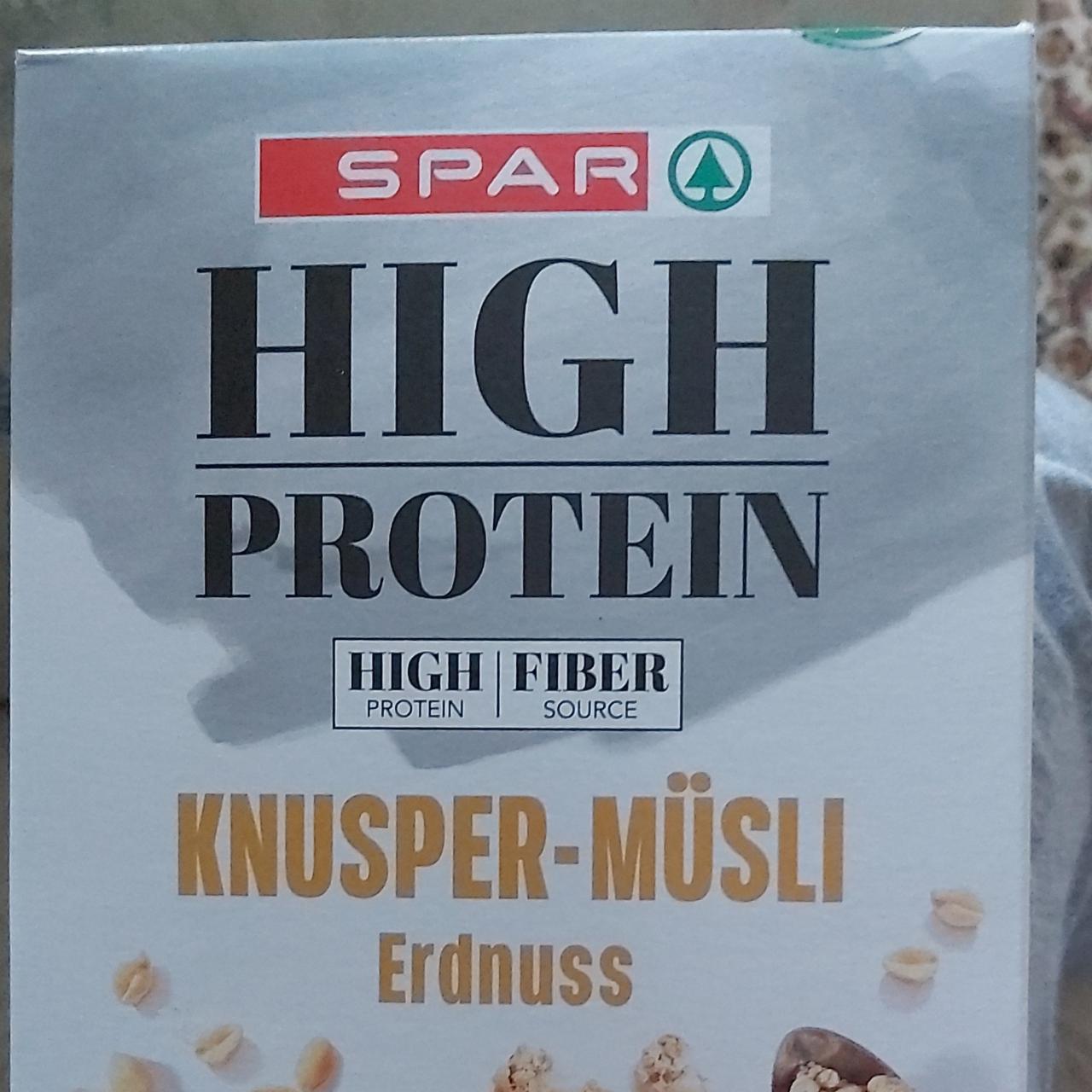 Fotografie - Knuspermüsli Erdnuss High protein Spar