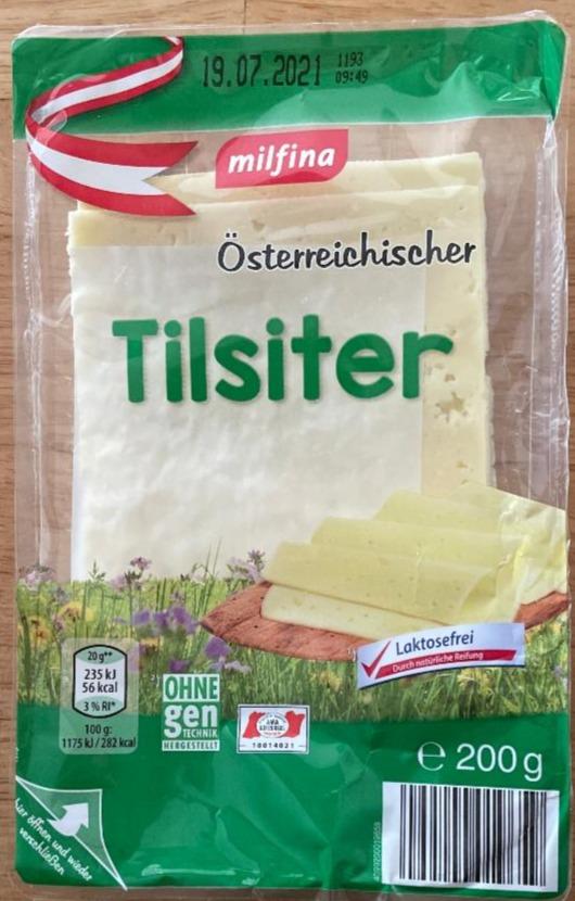 Fotografie - Österreichischer Tilsiter 35% Fett Laktosefrei Milfina