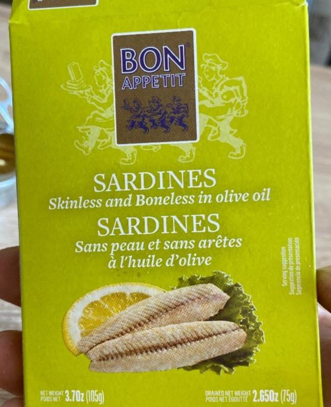 Fotografie - Sardines Skinless and Boneless in olive oil