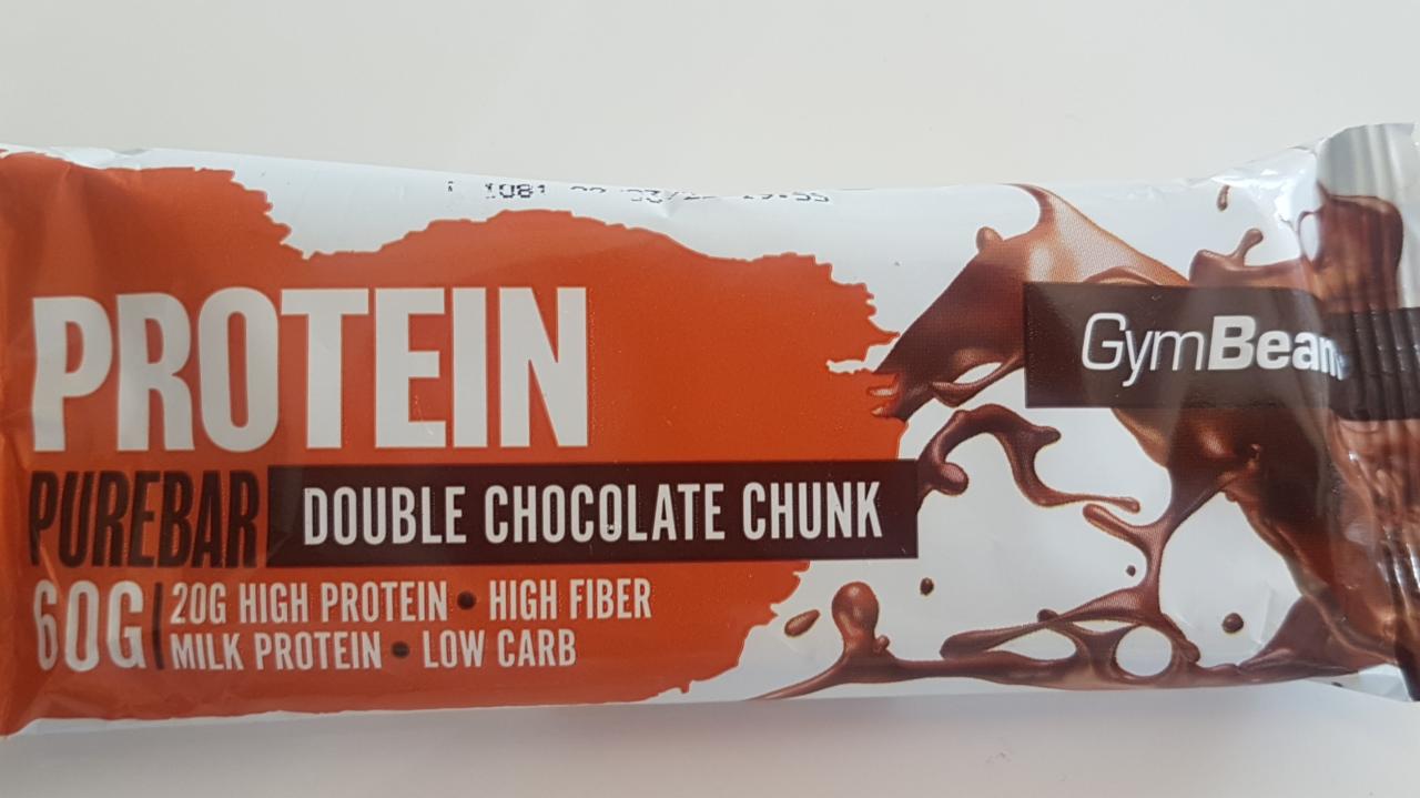 Fotografie - Purebar Double chocolate chunk GymBeam