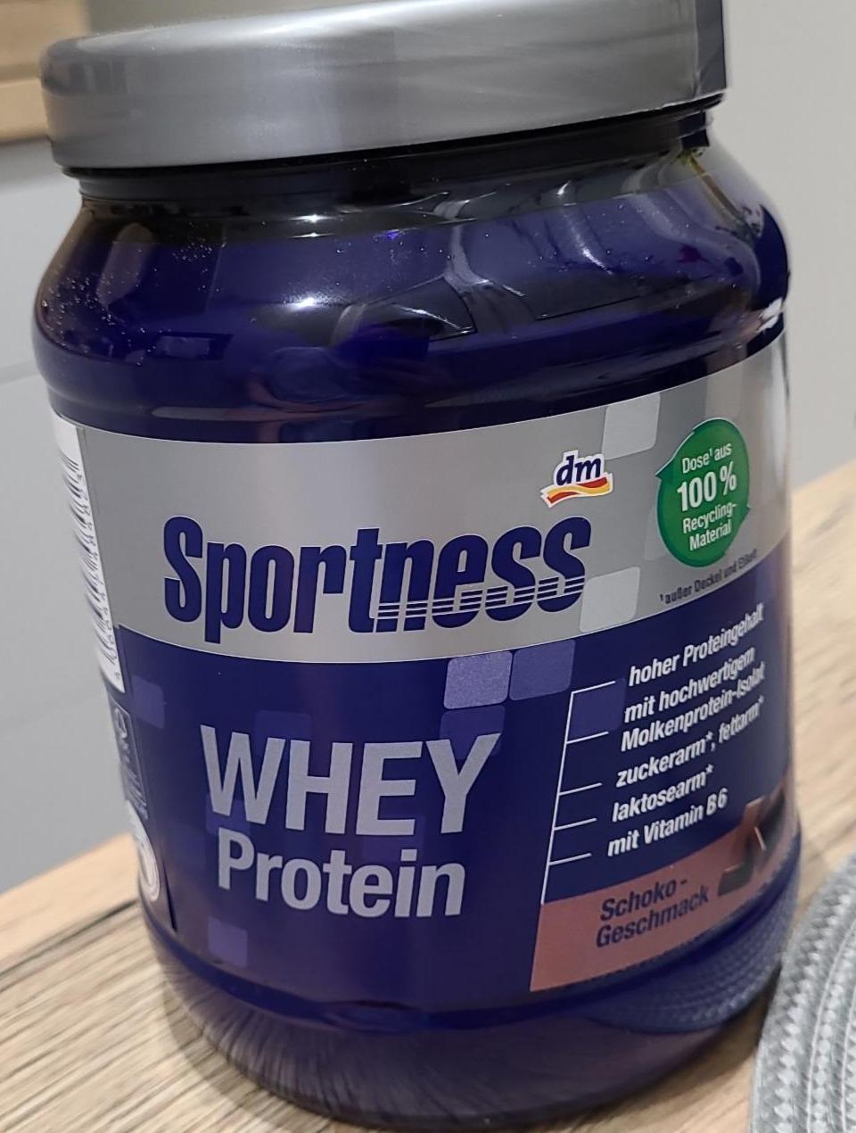 Fotografie - Whey Protein Schoko-Geschmack Sportness